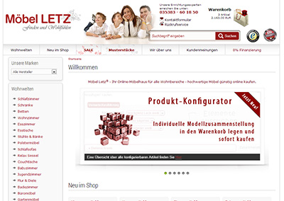 Unser Online-Shop Unser Online-Shop